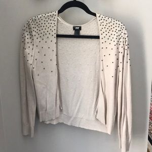 H&M beaded cardigan